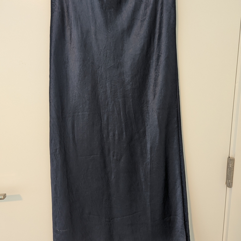Navy Maxi Skirt